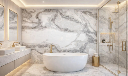 luxury marble bathroom tile